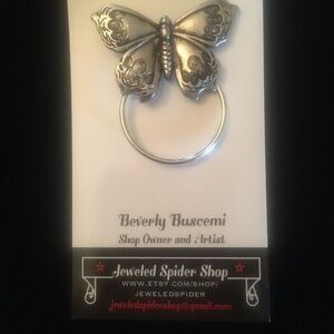 Butterfly Eyeglass Holder Brooch